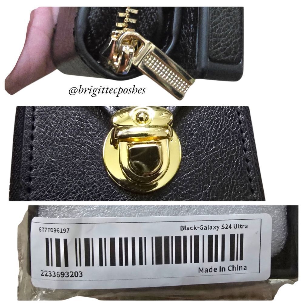 SAMSUNG ANDROID Black Zipper Wallet Phone Case - Picture 11 of 11